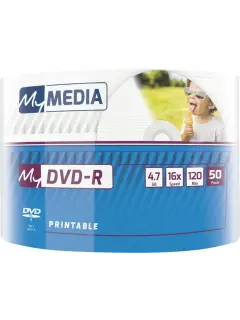 DVD-R MyMedia #69202 4,7GB 16x, Wrap Spindle 50/1, Printable