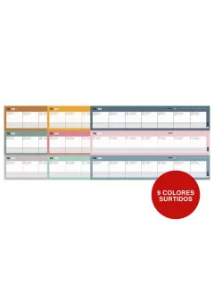 Planer tjedni Miquelrius 80g 54L 9 boja ToDo kolekcija sortirano MR28157