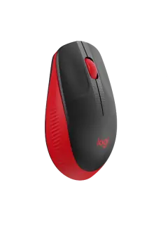Logitech M190 bežični optički miš, crveni