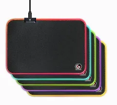 Gembird Gaming mouse pad with LED light effect, Medium-size