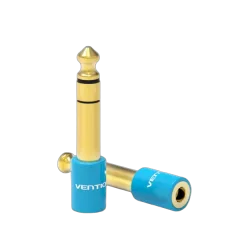 Vention 6.5mm Male to 3.5mm Female Audio Adapter Blue
