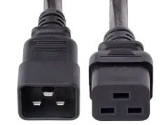 NaviaTec Power Cable - IEC C19 to IEC C20, black, 3m