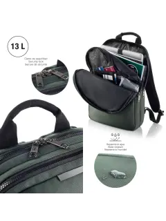 Ruksak za prijenosno računalo Miquelrius zeleni 16"S 32x43x5,5cm MR16983