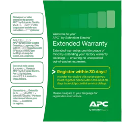 APC 3 Year Warranty Extension 5-6 kVA UPS
