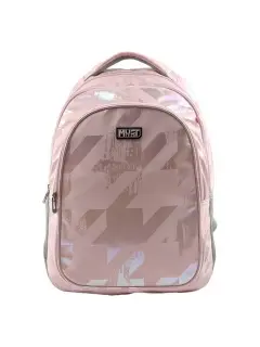 Ruksak školski Must team Hologram Pink s 3 pretinca 32x18x43cm 587711