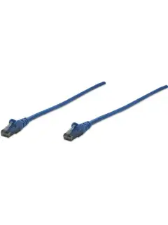 Intellinet Cat6, CCA, U/UTP, PVC, RJ45, 10m, plavi