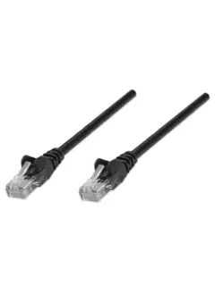 Intellinet Cat5e, CCA, U/UTP, PVC, RJ45, 20m, crni