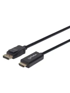 Manhattan kabel DisplayPort to HDMI M/M,1080p,1.8m