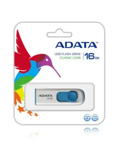 ADATA C008, 16GB, USB2.0, bijelo-plavi