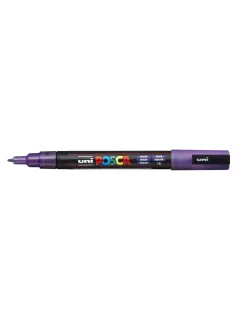 Marker Uni pc-3ml Posca glitter ljubičasti