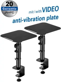 Transmedia 2 Stands for Loudspeakers, Desk mount