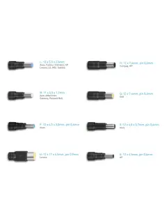 Avacom univerzal. punjač QuickTIP 150W,8 konektora
