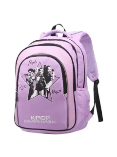 Ruksak školski St.Right K-Pop Demon Hunters 17" ljubičasti