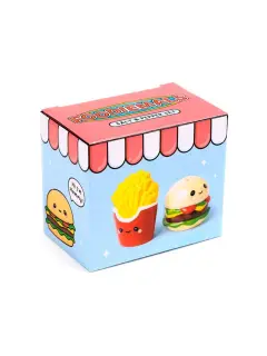 Keramički set za sol i papar Puckator Hammy the Burger & Fries SP113