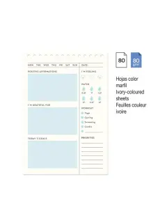 Planer wellness dnevni Miquelrius Inhale exhale 127x184 mm MR7580