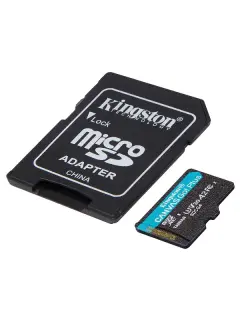 Kingston microSD, Canvas Go! Plus, R200/W100, 64GB