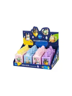 Gumica Centrum Cartoon Animals 38x14x72mm (žuta, plava, roza, ljubičasta) 24/1 80964