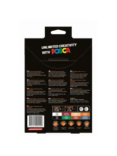 Marker Uni gift set Posca pc-5m (poklon Posca platnena vrećica) POUCH 8-02 8/1 302422411