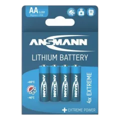 Ansmann Lithium Battery AA FR6 4 pcs. blister packaging