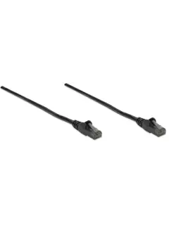 Intellinet Cat6, CCA, U/UTP, PVC, RJ45, 10m, crni