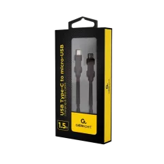 Gembird USB Type-C to micro-USB charging data cable, 1.5m