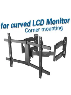 Transmedia Corner Bracket for Curved- and Flat Panel TV (94 - 178 cm)