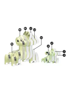 Puzzle 3D Apli Dinos Brachiosaurus 20039