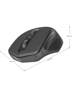 Miš Defender Datum MB-345, optički bežični,  crni