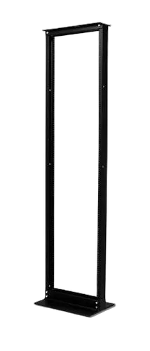 APC NetShelter 2 Post Rack 45U #12-24 Threaded Holes Black