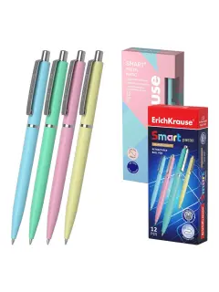 Kemijska olovka ErichKrause Smart Matic Pastel (0.7) plavi ispis sortirano 12/1