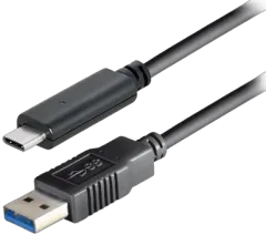 Transmedia USB type C plug - USB 3.1 type A plug, 1,0 m