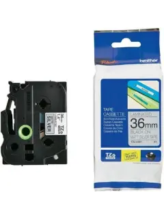 Vrpca Brother p-touch TZEM961 36mm silver/black