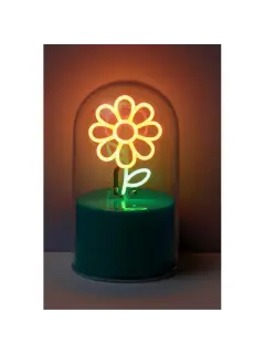 Lampa staklena kupola iTotal NEON-efekt LED Flower XL3255