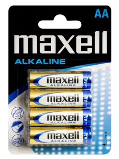 Maxell alkalne baterije LR-6/AA, 4 komada