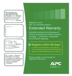 APC 3 Year Warranty Extension 5-6 kVA UPS