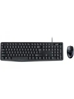 Tipkovnica Genius KM-170 + Miš USB crna, US
