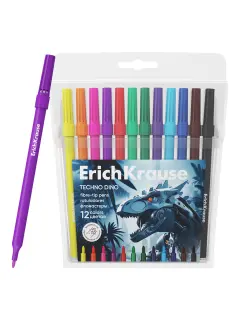 Flomaster ErichKrause Techno 12 boja 12/1