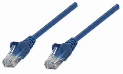 Intellinet Cat5e, CCA, U/UTP, PVC, RJ45, 1m, plavi