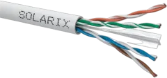 Solarix ethernet cable CAT6 UTP PVC 500m spool