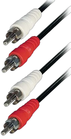 Transmedia RCA Stereo Kabel 10m