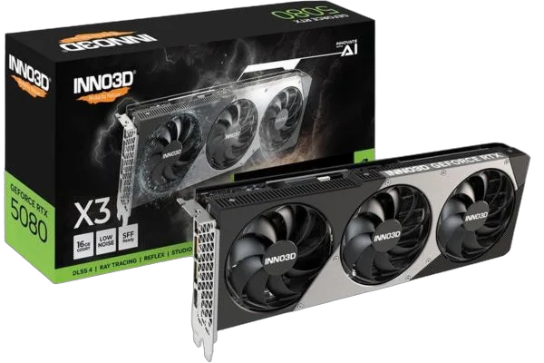 INNO3D GeForce RTX 5080 X3, 16GB GDDR7