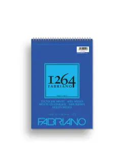 Blok Fabriano 1264 mix media 21x29,7 (A4) 300g 30L spiralni top side 19100643