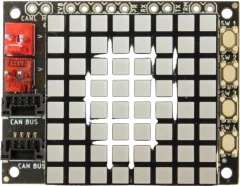 ML-R 8x8 bicolor display, CAN Bus,UART, 4 switches