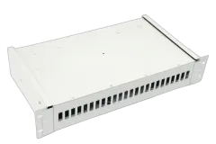 NFO Patch Panel 2U 19" - 24x SC Duplex, Slide-out on rails, 1 tray included