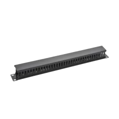 NaviaTec 19" polica za mrežni ormar, 300 mm, 1U, Cantilever, siva