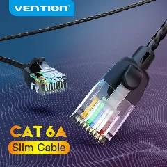 Vention Cat.6A UTP Patch Cable 5M Black Slim