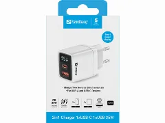 Sandberg 2in1 Charger 1x USB-C 1x USB 35W