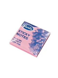 Blok samoljepljivi Forofis 76x76mm 80L neon rozi 91026