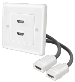 Transmedia HDMI Socket with 2 HDMI ports