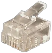 Transmedia RJ12 Plug Western 6 6 plug